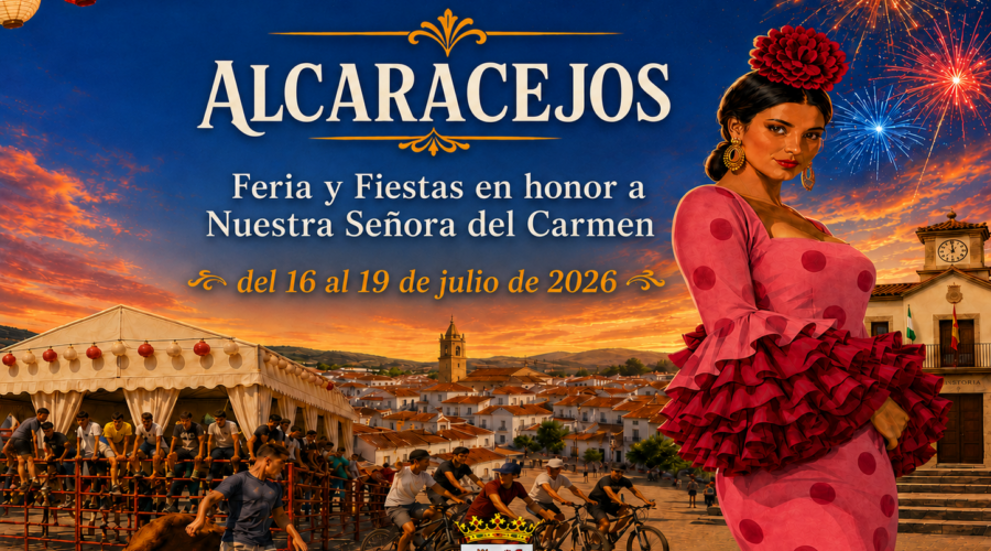 Feria de Alcaracejos 2026. Del 16 al 19 de Julio.
